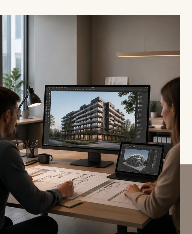 3D визуализация архитектуры и объектов строительства в Муре