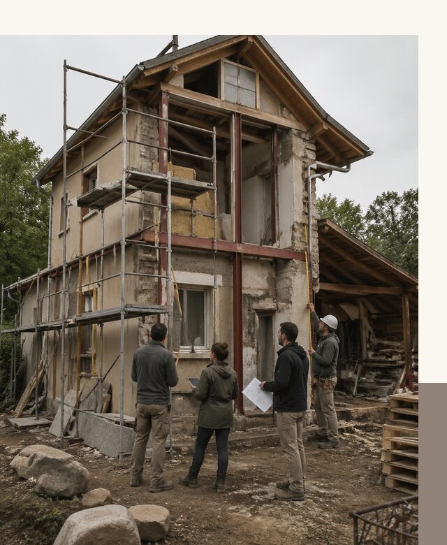 Реконструкция загородного дома под ключ в Муре от бюро