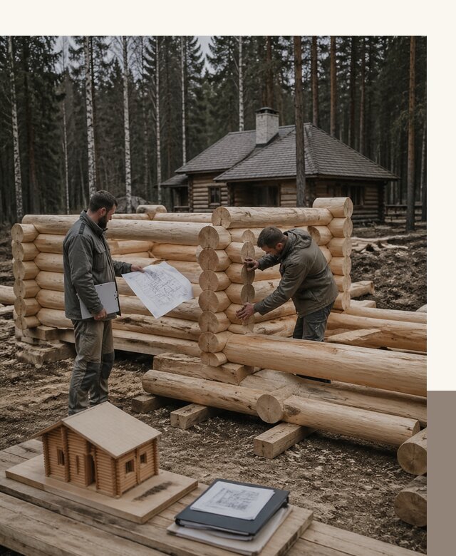Проектирование и строительство домов из бревна в Муре